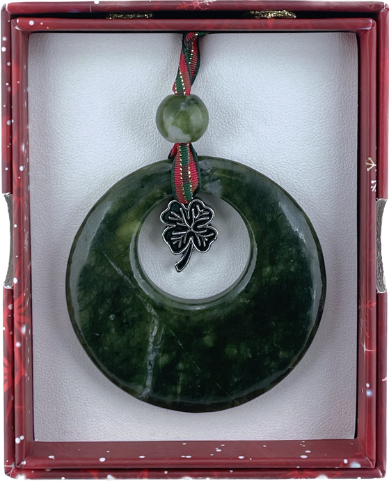 Four Leaf Clover Connemara Marble Decoration