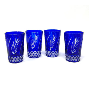 Blue Beakers - SET OF FOUR