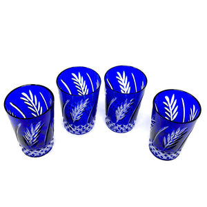 Blue Beakers - SET OF FOUR