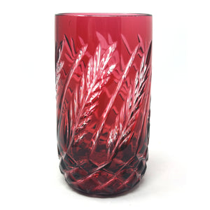 Red Wheat Stemless Champagne Glass - Pair