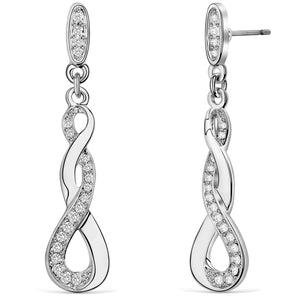 Celtic Twist Crystal Earrings