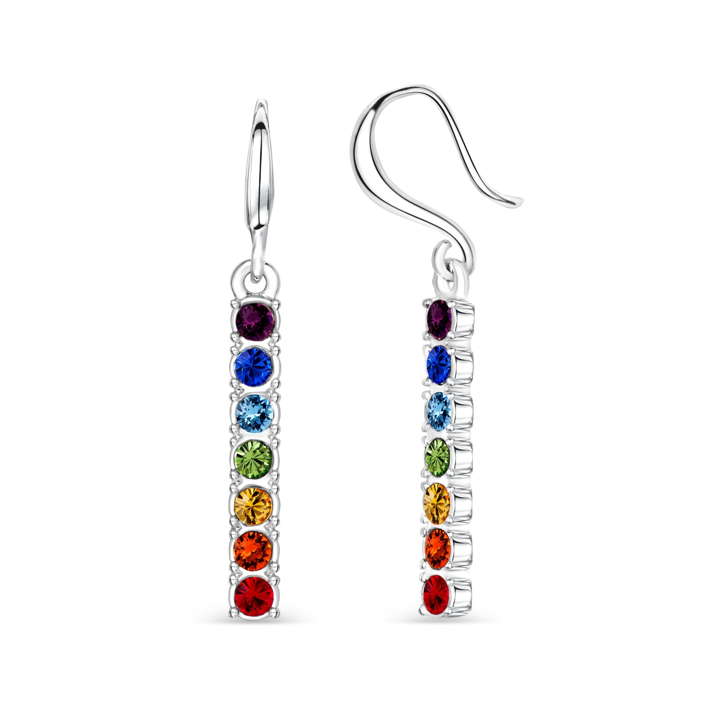 Rainbow Bar Earrings