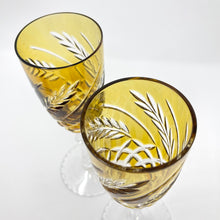 Load image into Gallery viewer, Amber Flute Champagne Glasses - Slightly Imperfect - Set of Two