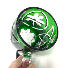 Load image into Gallery viewer, Emerald Green Shamrock Beer Mug