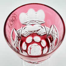 Load image into Gallery viewer, Red Claddagh Flute Champagne Glass